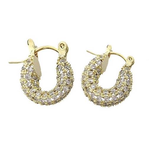 Gold Stella hoops