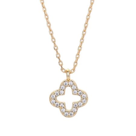 Hollow Clover necklace