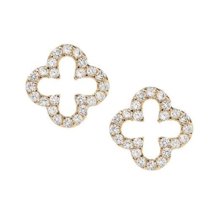 Hollow Clover studs
