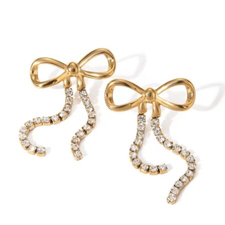 Studded Coquette earrings