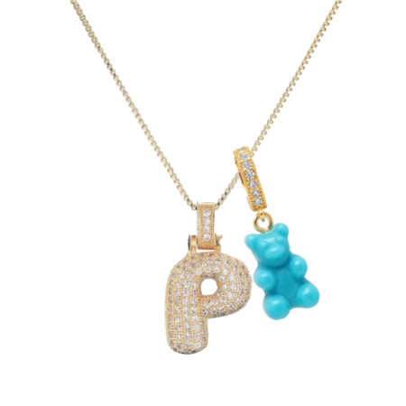 Bubble necklace with charm