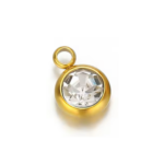 White stud charm