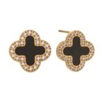 Studded Clover studs